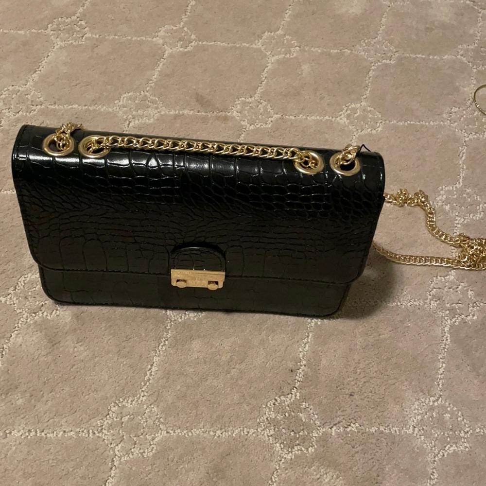 Black handbag
